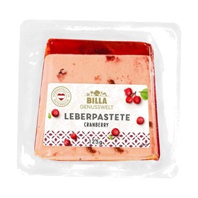 BILLA Genusswelt Leberpastete Cranberry