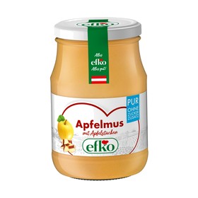 efko Apfelmus Pur mit Apfelstücken