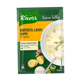 Knorr Kartoffel-Lauchsuppe mit Speck