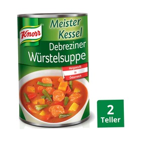 Knorr Meisterkessel Debreziner Würstelsuppe