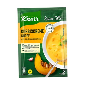 Knorr Kaiserteller Kürbiscremesuppe
