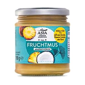 ASIA GREEN GARDEN exotisches Fruchtmus, Ananas Kokos