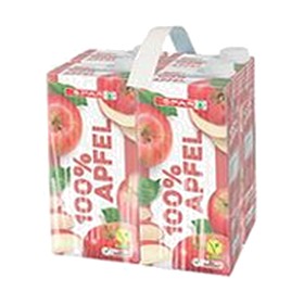 SPAR Apfelsaft 100% 4x1l