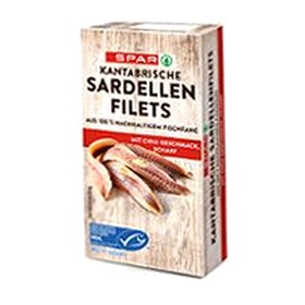 SPAR Kantabrische Sardellen-Filets scharf