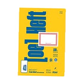 Ursus OE Heft OE.43 A4, liniert mit Korrekturrand, 40 Blatt