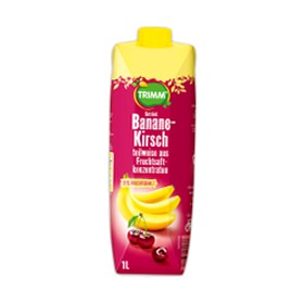 Banane-Kirsch-Getränk