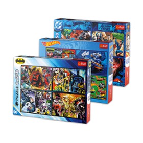 Lizenz-Puzzle 4er-Set