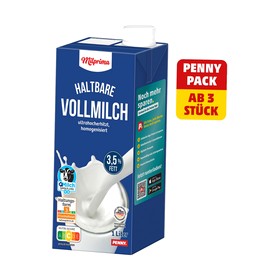 Haltbare Vollmilch